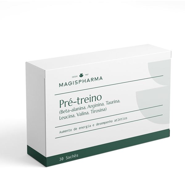 Pré-treino (beta-alanina, arginina, taurina, leucina, valina, tirosina) 30 Sachês Pré-treino (beta-alanina, arginina, taurina, leucina, valina, tirosina) 30 Sachês