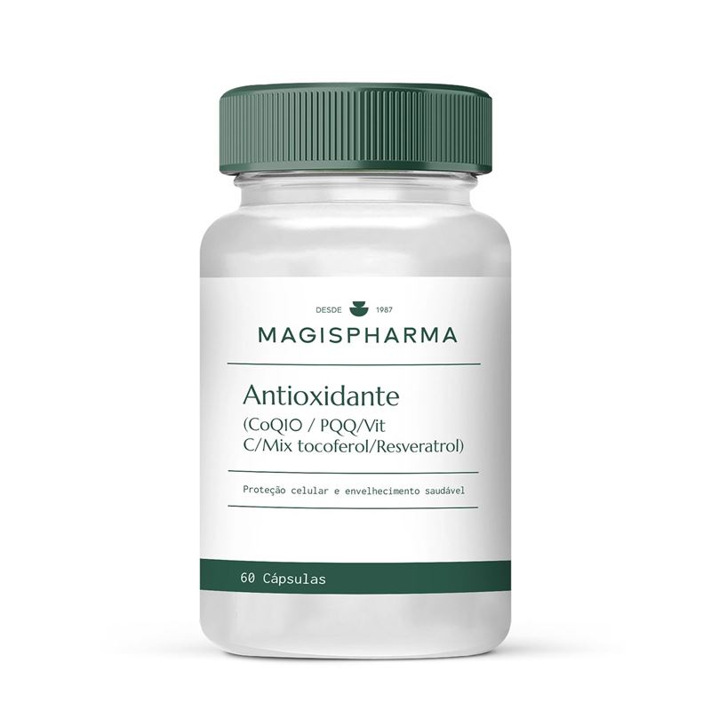 Antioxidante (CoQ10 / PQQ / Vit C / Mix tocoferol / Resveratrol) 60 Cápsulas