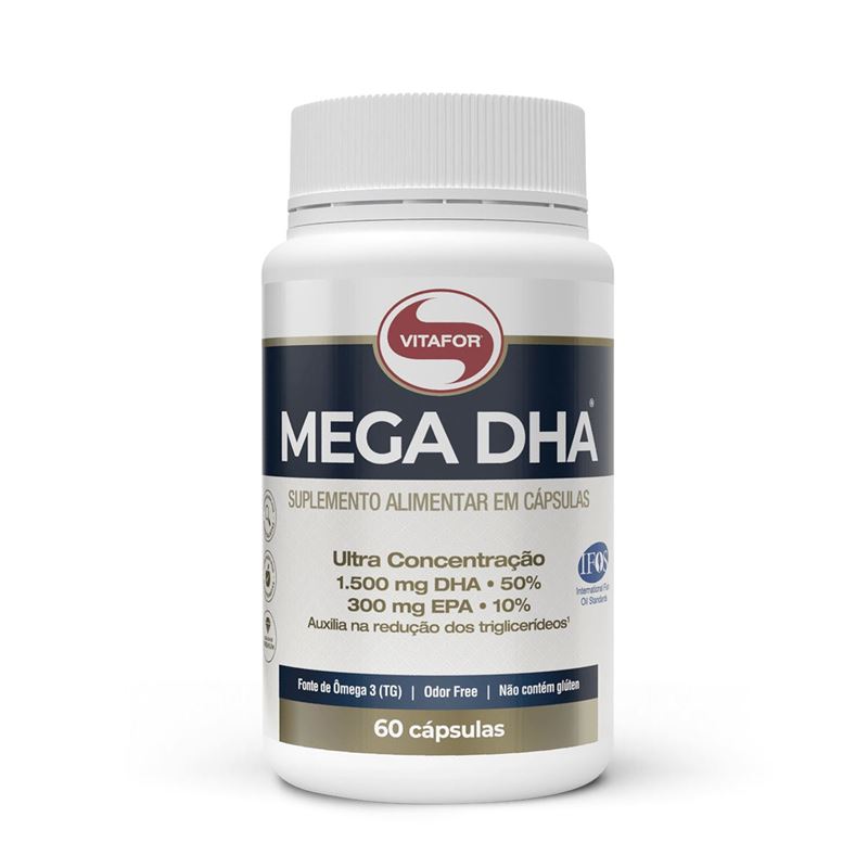 Mega DHA (Vitafor) 60 Cápsulas