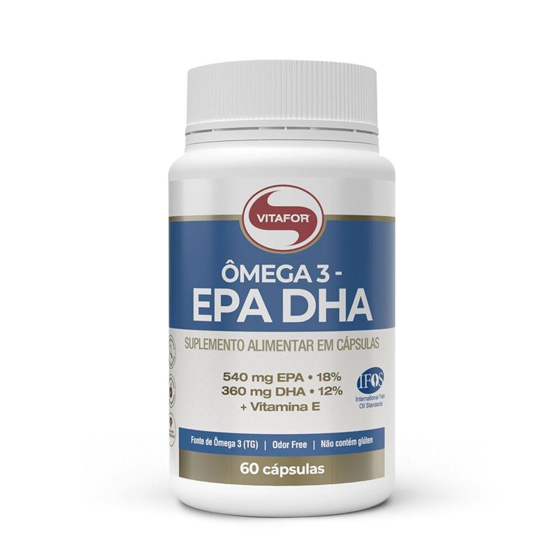 Ômega 3 EPA/DHA (Vitafor) 60 Cápsulas